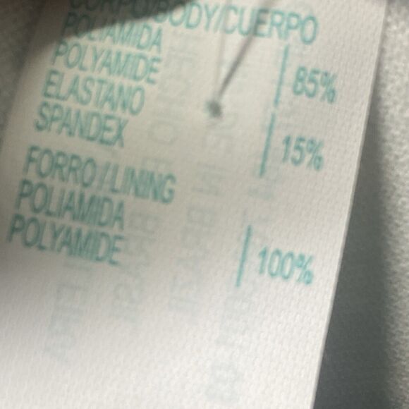 Agua Doce Bikini Brazilian 2-pc Women S Blue White Hearts Pink Bow Pleats Cheeky - Picture 12 of 12